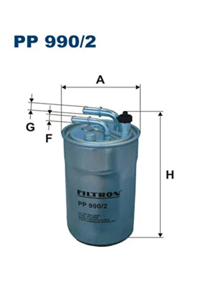 Filtron Filtru Combustibil Vauxhall Corsa Mk Iv (e) (x15) 2014-2019 Diesel