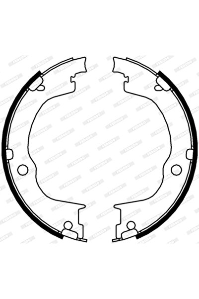 FERODO Chevrolet Captiva Daewoo Tosca/Winstorm Hand Brake Shoe Set