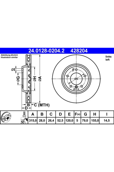Ate Disc Frana Bmw 3