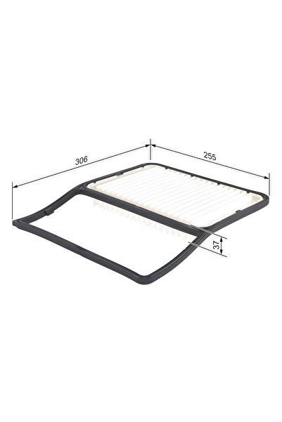 Bosch Filtru Aer Daihatsu Materia/Terios Toyota Rush Autoturism De Teren, Inchis