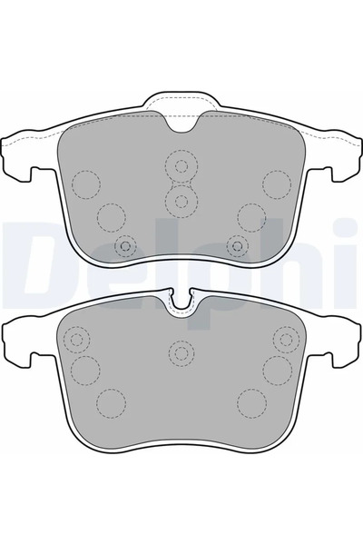 DELPHİ Set Placute Frana Frana Disc Opel Signum/Vectra C Saab 9-3