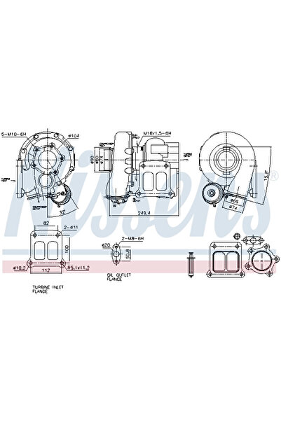 Nissens Compresor Sistem De Supraalimentare Man Tgs 2/Tgx 1