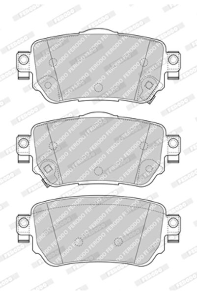 FERODO Set Placute Frana Frana Disc Nissan 10-Trail 3/Qashqai 2 Renault Kadja...