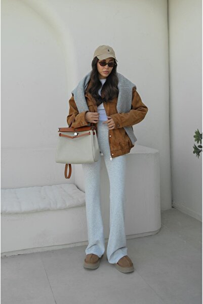 Havoş Gray Camisole Belt Pants