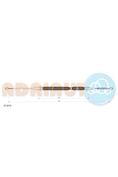 Adriauto Cablu Frana De Parcare Spate Dreapta Skoda Octavia 1