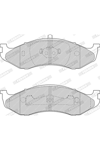 FERODO Disc Brake Pad Set Jeep Cherokee/Comanche/Wrangler 1 Kia Carnival 1/Ca...