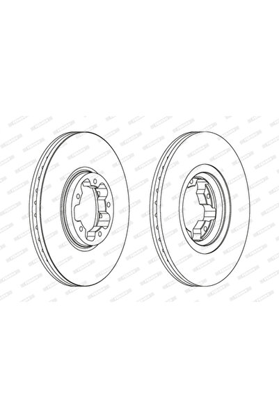 FERODO Disc Frana Ford Transit Tourneo Bus/Transit Bus/Transit Caroserie