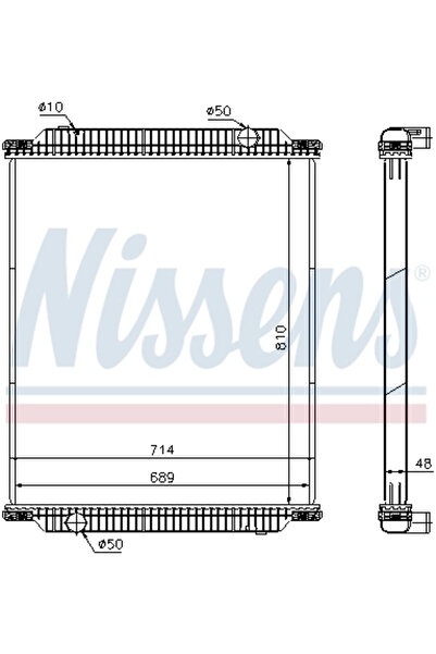 Nissens Radiator Racire Motor Renault Trucks Premium