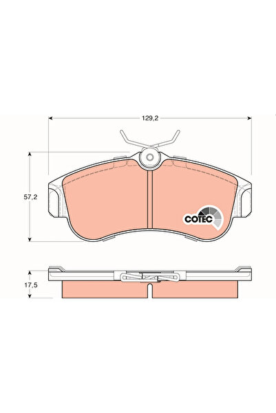 TRW Set Placute Frana Frana Disc Mercedes-Benz Viano Nissan Almera 1/Almera 2...