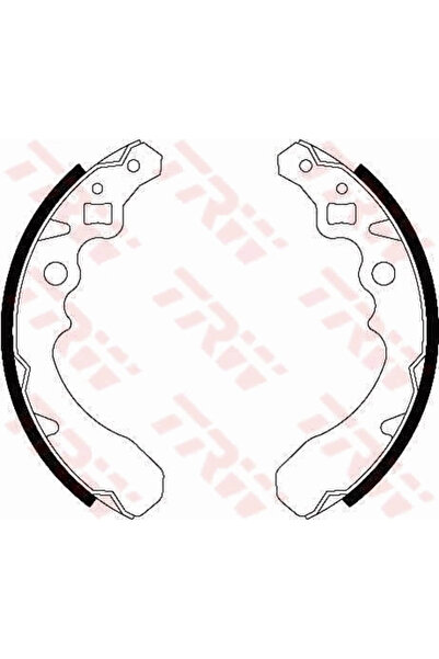 TRW Set Saboti Frana Daihatsu Cuore 2/Cuore 3/Cuore 5 Opel Kadett C