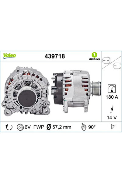 VALEO Generator / Alternator Seat Alhambra Skoda Superb 2