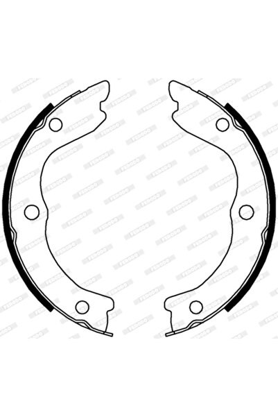 FERODO Handbrake Brake Shoe Set Nissan 10-Trail 1/Interstar Bus/Interstar Body
