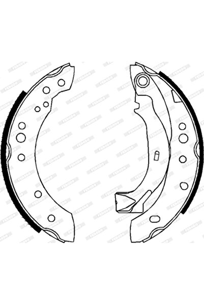 FERODO Citroen C2/C3 1/C3 2 Peugeot 1007 Brake Shoe Set