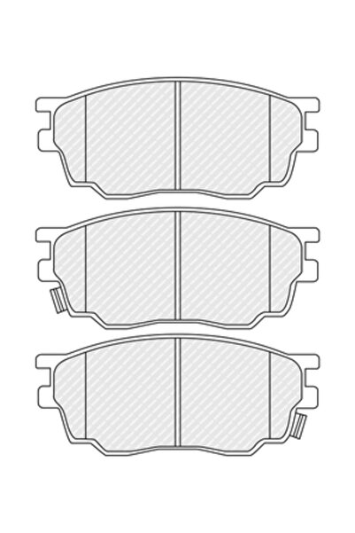 FERODO Brake Pad Set Disc Brake Mazda 6