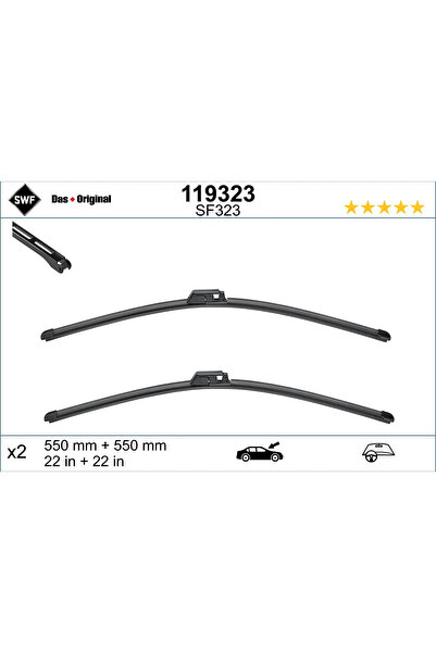 SWF Lamela Stergator Fata Audi A4 B6/A6 C5/Allroad C5 1997-2013