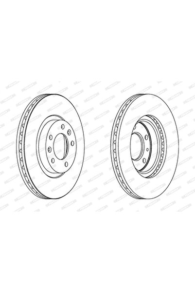 FERODO Дискови спирачки Citroen Xm Peugeot 407/508 1/605