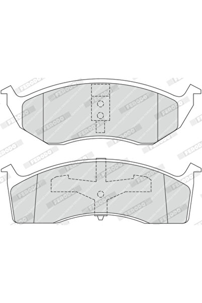 FERODO Комплект накладки за дискови спирачки Chrysler 300M/Neon/New Yorker Do...