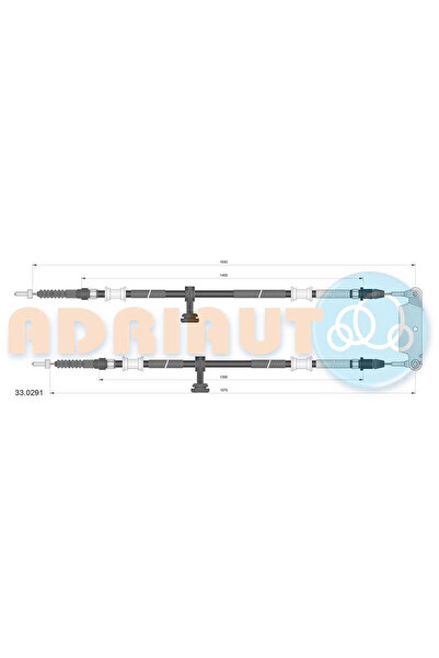 Adriauto Cablu Frana De Parcare Spate Opel Vectra C