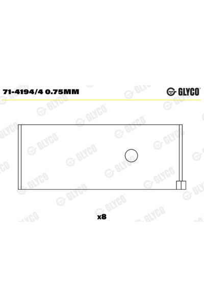 GLYCO Cuzineti Biela Hyundai Galloper 1/Galloper 2/Terracan Mazda B-Serie