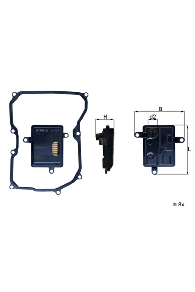 KNECHT Filtru Hidraulic Cutie De Viteze Automata Seat Ibiza 4/Ibiza 5/Leon Sk...