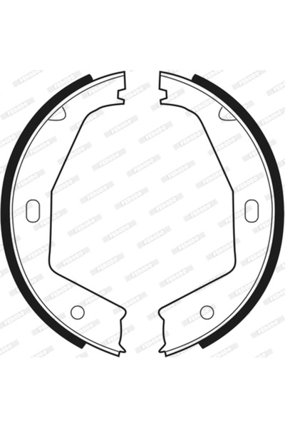 FERODO Brake Shoe Set Handbrake Daimler Daimler Xj/Xj 40, 81 Jaguar Xj/Xk 8