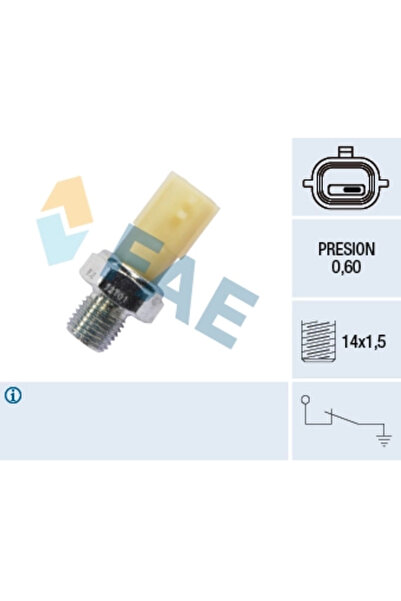 FAE Oil Pressure Sensor Dacia Duster/Logan/Sandero Nissan 10-Trail 2/Navara N...