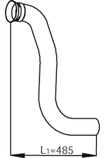 Dinex Racord Evacuare Fata Mercedes-Benz Atego