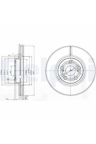 DELPHİ Disc Frana Toyota Avensis