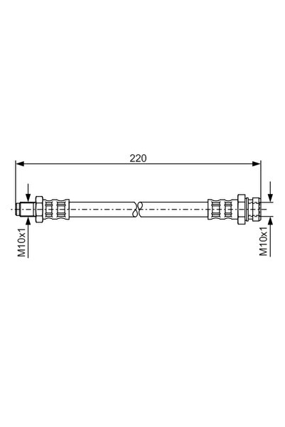 Bosch Furtun Frana Alfa Romeo 147