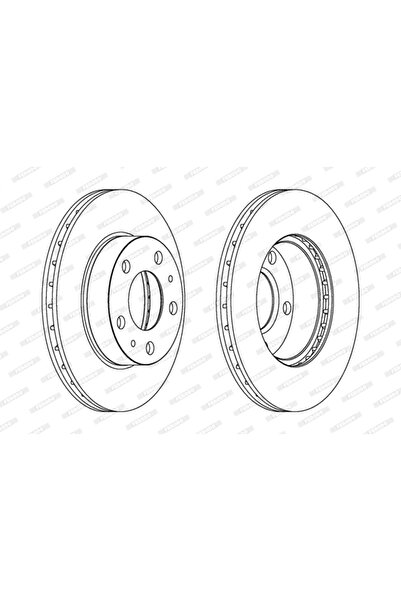 FERODO Brake Disc Citroen Jumper 1 Bus/Jumper 1 Body/Jumper 1 Platform/Chassi...
