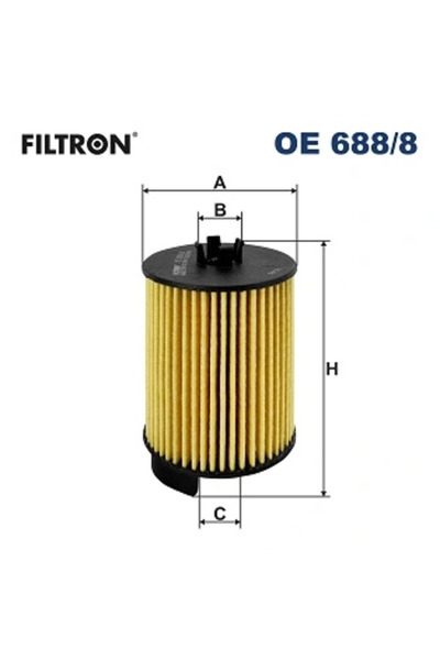 Filtron Filtru Ulei Audi A4 Allroad B9/A4 B9/A5