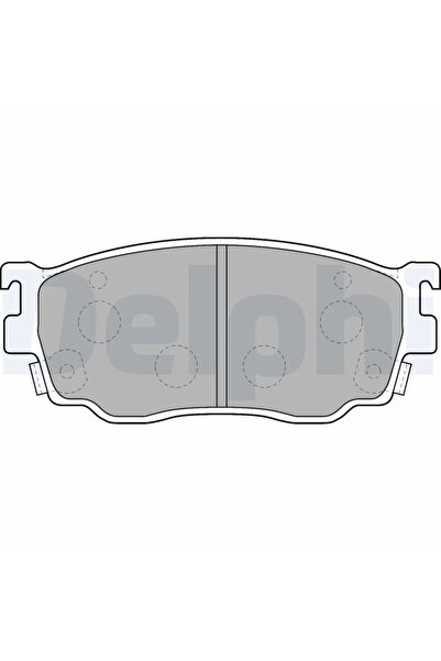 DELPHİ Комплект спирачни накладки за дискови спирачки Mazda 6/Premacy