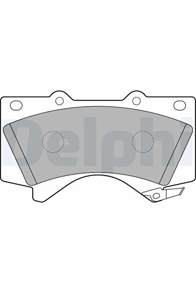 DELPHİ Set Placute Frana Frana Disc Lexus Lx Toyota Land Cruiser 200/Land Cru...