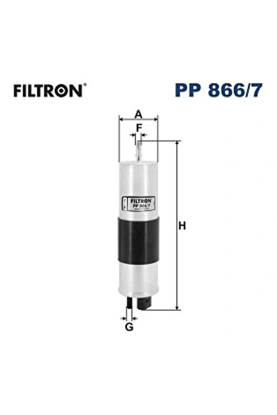 Filtron Filtru Combustibil Volvo V40 Cross Country (526) 2014-2019 Diesel
