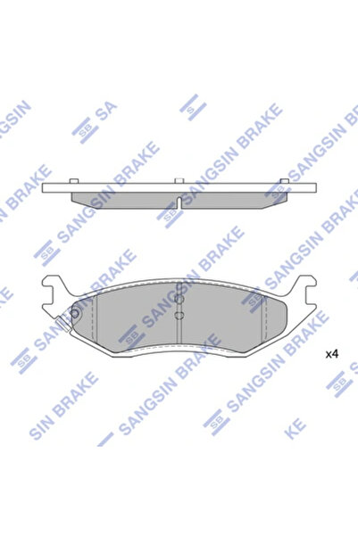 Hİ-Q Set Placute Frana Frana Disc Dodge Durango Ram 1500 Standard Cab Pickup