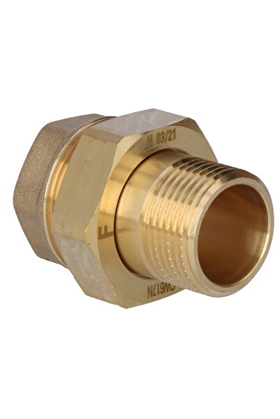 Other Brass screw connection, 1-straight, with O-ring