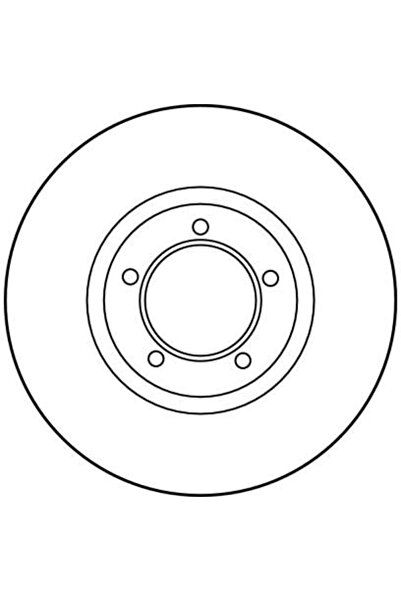 TRW Disc Frana Ldv 200 Caroserie/200 Platou / Sasiu/400 Bus