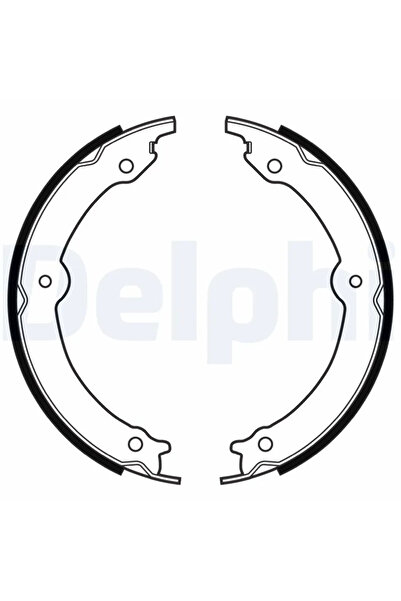 DELPHİ Set Saboti Frana Frana De Mana Lexus Lx Toyota Land Cruiser 200/Sequoi...