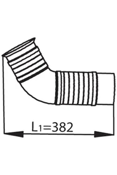 Dinex Racord Evacuare Fata Mercedes-Benz Actros