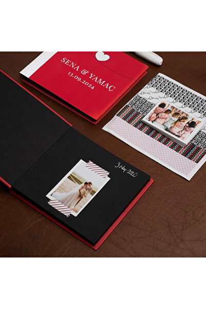 Hediyesepeti ألبوم ذكريات حياتنا السعيدة - 35 صورة مطبوعة