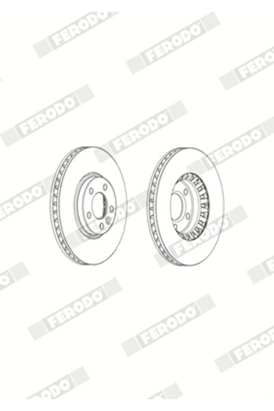 FERODO Disc Frana Vw Multivan T5/Multivan T6/Transporter T5 Autobuz