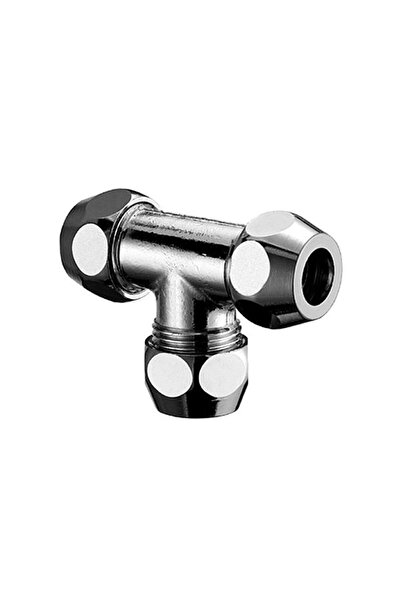 Other Tee connector 38x38x38 10 mm chrome 3x clamp