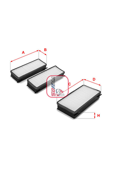 SOFIMA Filtru Aer Habitaclu Citroen Evasion Microbus/Jumpy 1 Fiat Scudo Bus/U...