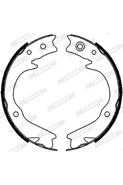 FERODO Handbrake Brake Shoe Set Subaru Impreza Sedan