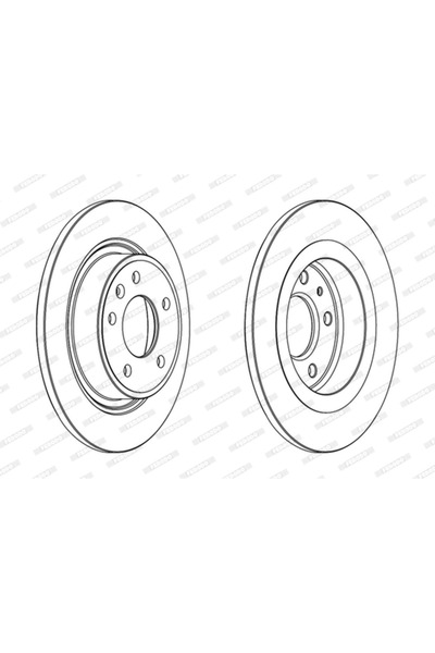 FERODO Disc Brake Chevrolet Cruze/Orlando/Volt Mercedes-Benz Hpn