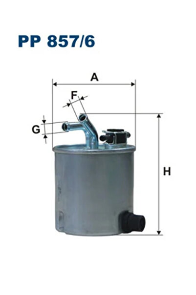Filtron Filtru Combustibil Nissan Navara NP300/Pathfinder 3