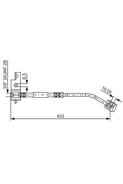Bosch Furtun Frana Chrysler Pt Cruiser Dodge Neon 2