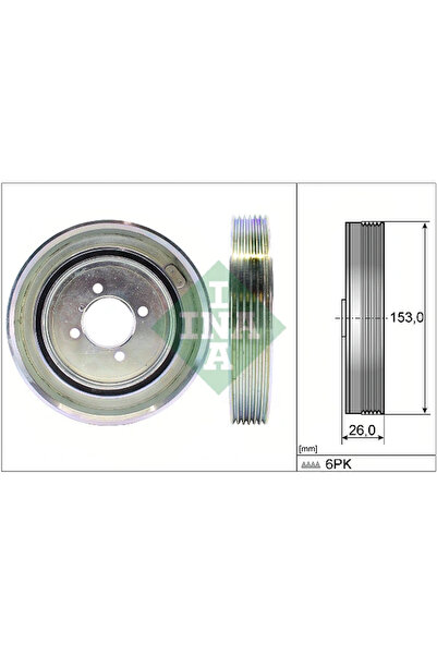 FAG Fulie Curea Arbore Cotit Citroen Berlingo / Berlingo First Autoutilitara/...