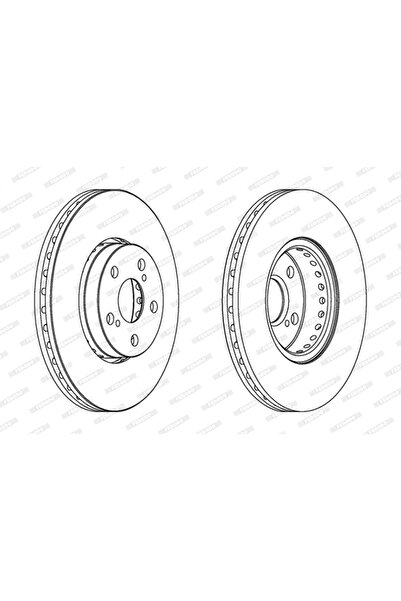 FERODO Disc Frana Toyota Avensis/Caldina/Celica