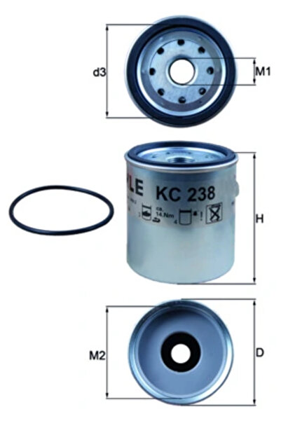 KNECHT Filtru Combustibil Chrysler Voyager 2 Dodge Dakota